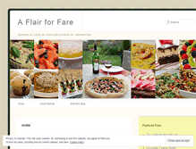 Tablet Screenshot of aflairforfare.com